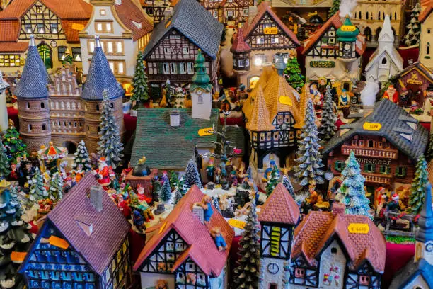 Photo of Ceramic Houses on Christmas Market