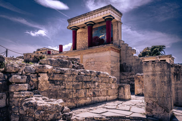 istock Palace ruins at Knossos in Crete 1552819890