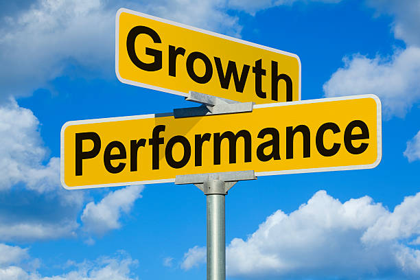 istock Growth and Performance Street Sign 155282274