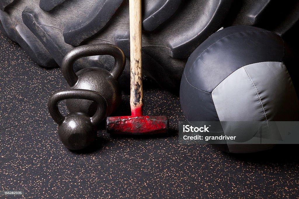 Crossfit Weightlifting Ausstattung - Lizenzfrei Anaerobes Training Stock-Foto