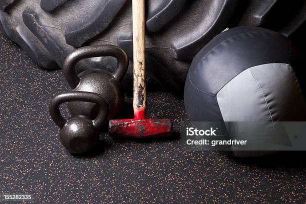 Crossfit Weightlifting Ausstattung Stockfoto und mehr Bilder von Anaerobes Training - Anaerobes Training, Anstrengung, Ausrüstung und Geräte