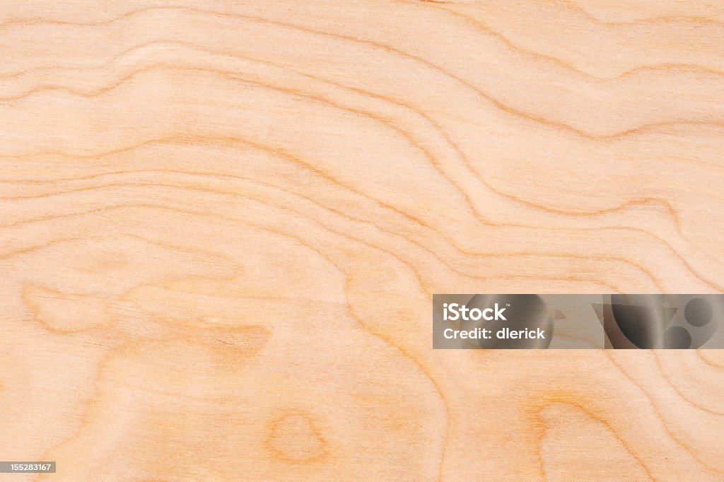 Wood Grain Texture Background: Birch Ply  Plywood Stock Photo