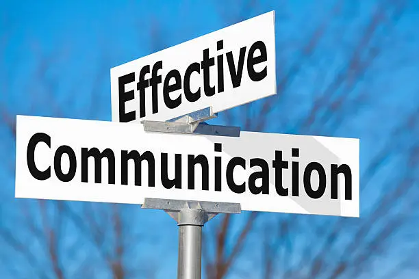 Effective Communication Street Sign