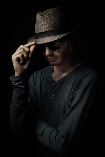 istock Portrait of a Man with Hat 155283236