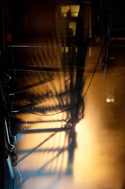 Photo of Smokey Chicago Fire Escape