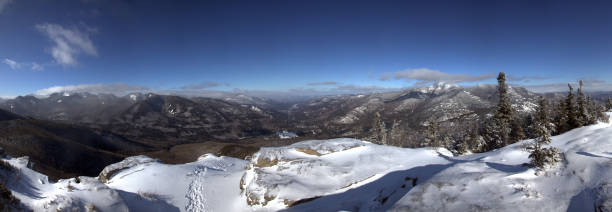 istock Panoramic of Noonmark Mountain Summit, Adirondacks 155283333