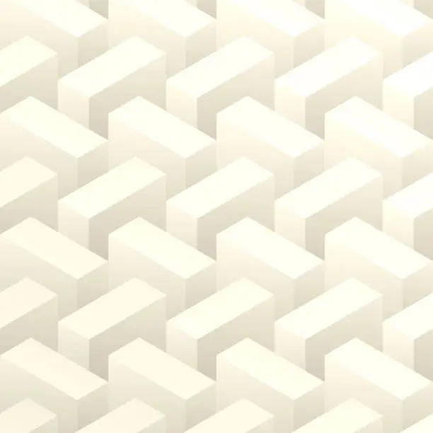 Vector illustration of Abstract golden white background - Geometric texture