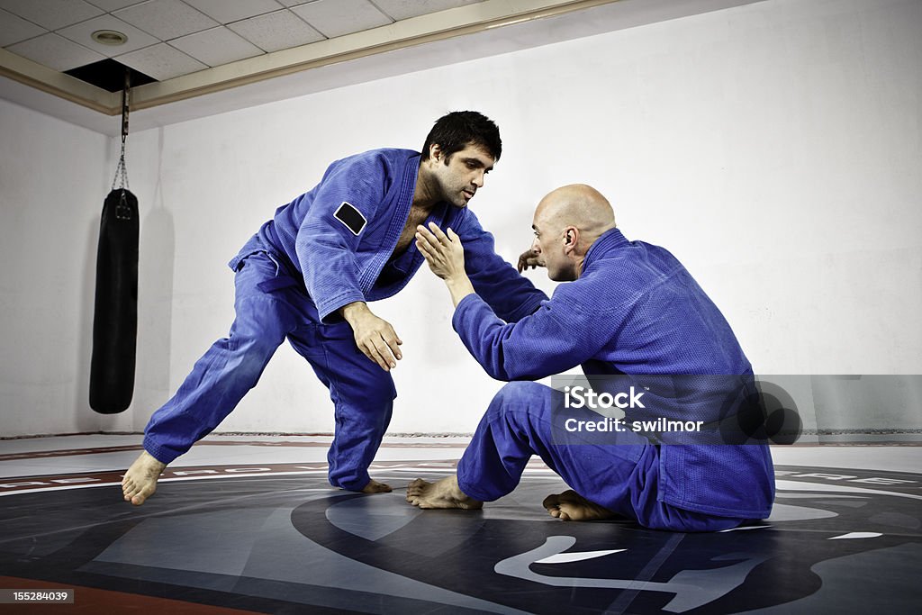 Dois homens em Jiu-Jitsu formação - Royalty-free Jiu-Jitsu Foto de stock