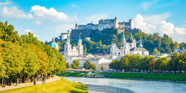 istock Salzburg old town skyline, Austria 1552840580