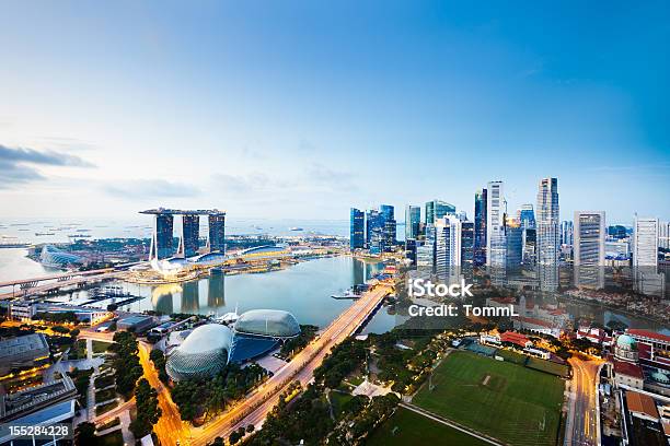 Central Business District Singapore City Stock Photo - Download Image Now - Singapore City, Singapore, Urban Skyline