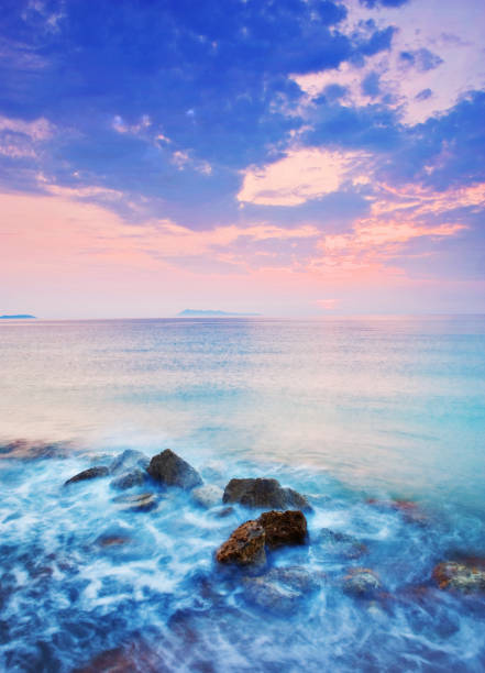 Coastline at sunset