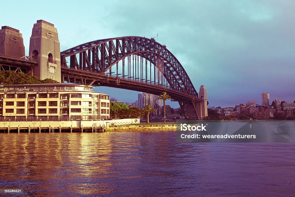 Puente del Puerto de Sídney - Foto de stock de Anochecer libre de derechos