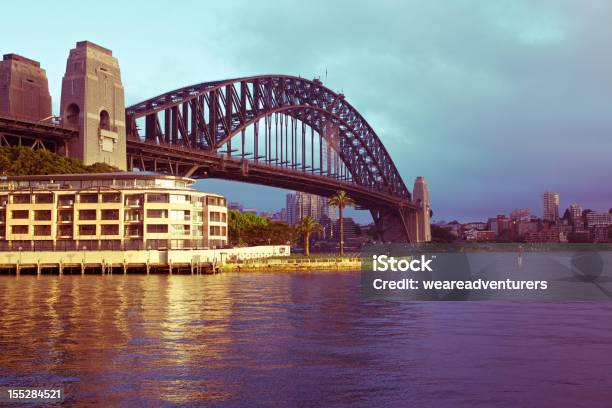 Puente Del Puerto De Sídney Foto de stock y más banco de imágenes de Anochecer - Anochecer, Australia, Ciudad