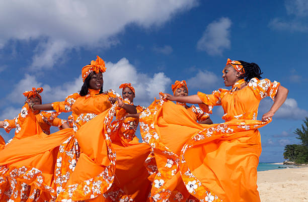 bailarines del caribe - afrocaribeño fotografías e imágenes de stock