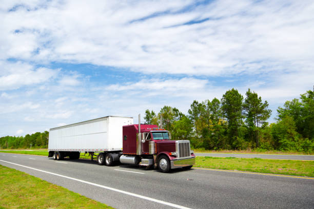 istock Truck Driving on The Highway 155284551