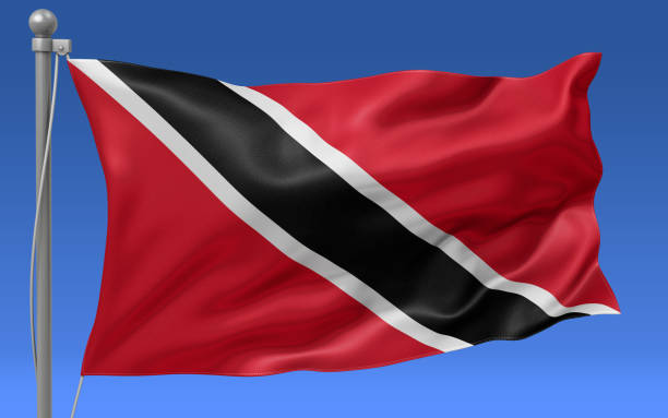 istock Trinidad and Tobago flag on the flagpole 1552847258
