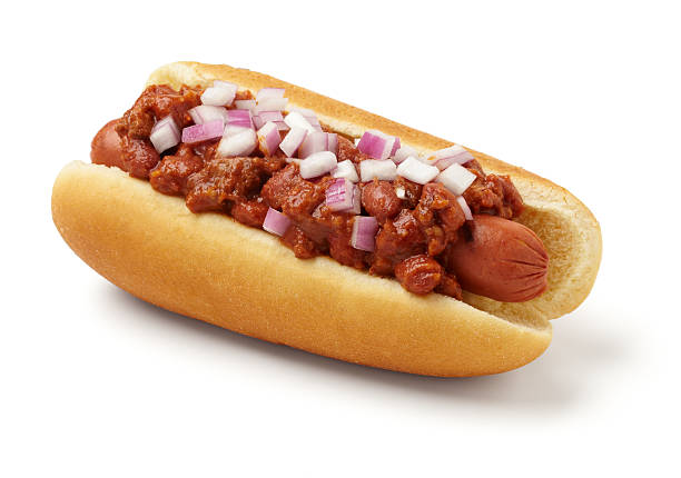 Hot Dog piccante - foto stock