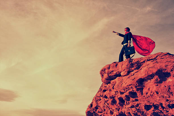 istock Super Businesswoman 155285008