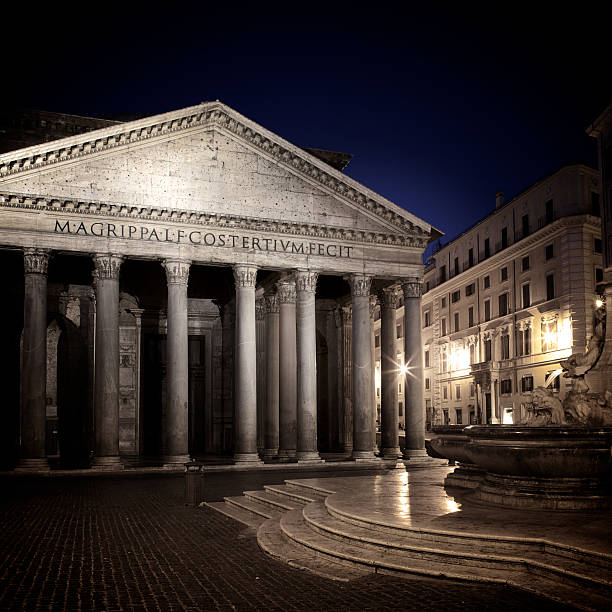 rzym panteona - architecture italian culture pantheon rome church zdjęcia i obrazy z banku zdjęć