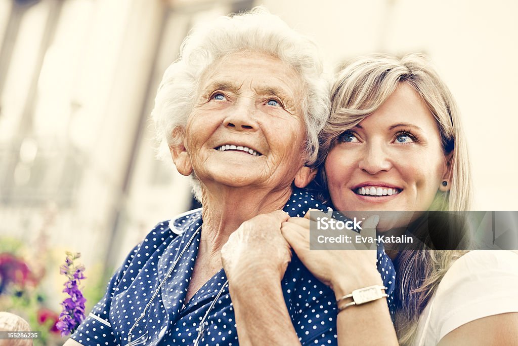 Two beautiful women 30-34 Years Stock Photo