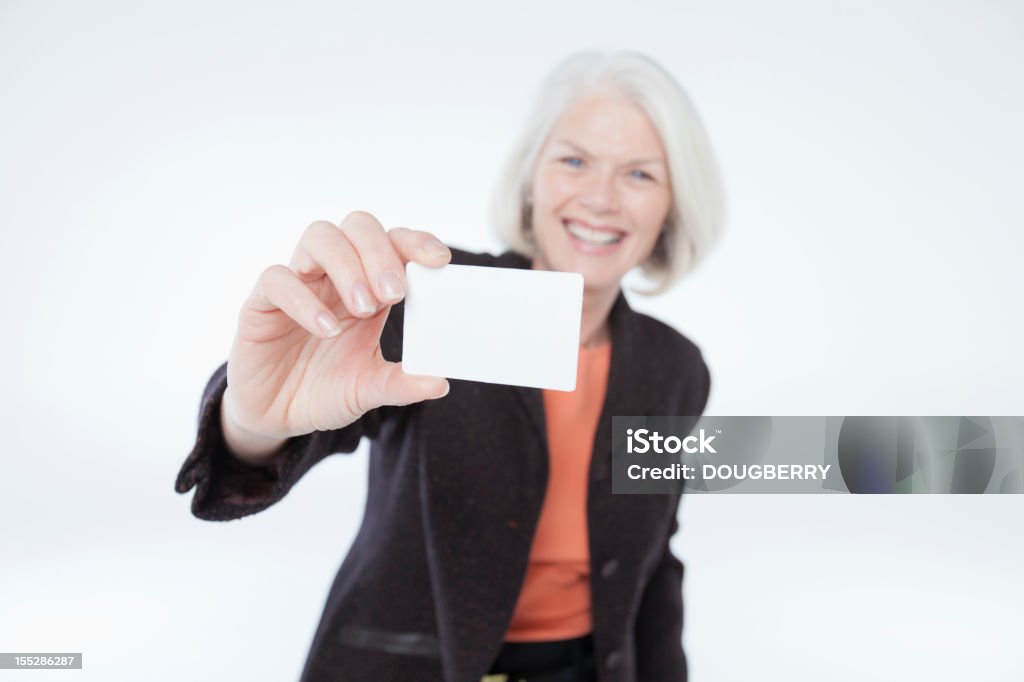 Vierge carte de visite - Photo de Tenir libre de droits