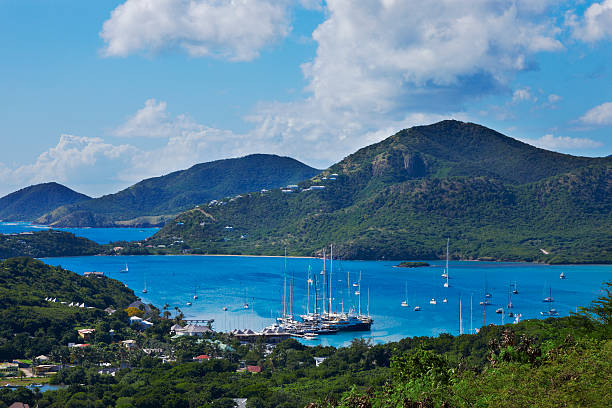 istock Marina at English Harbor Antigua, Caribbean 155286337
