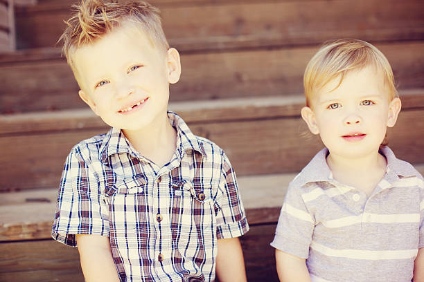 istock young boys outdoors on porch stair steps 155286399