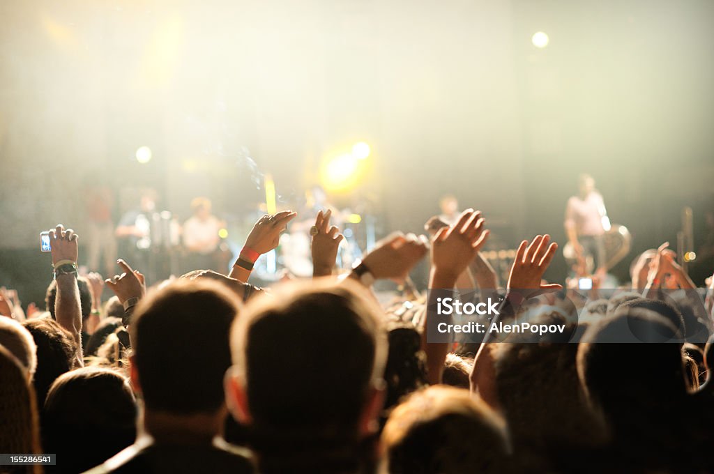 Folla concerto - Foto stock royalty-free di Adolescente