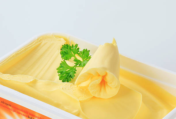 margaryna - margarine dairy product butter close up zdjęcia i obrazy z banku zdjęć