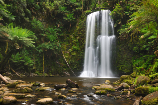 The stunning Beauchamp Falls on a rainy day. Nikon D3X. Converted from RAW.