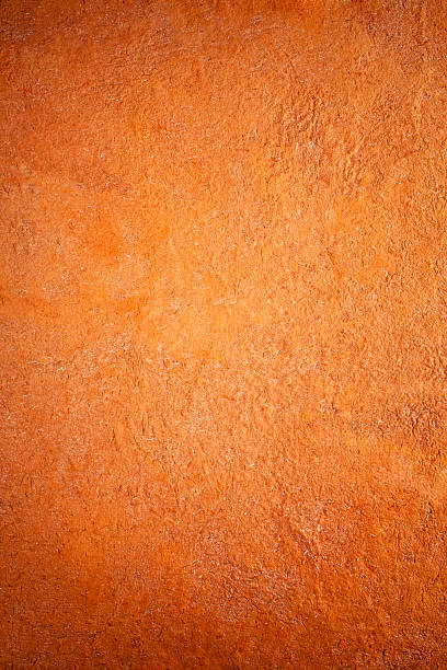 sfondo di terracotta. - red earth foto e immagini stock