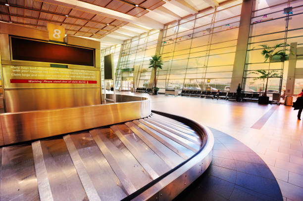 istock Conveyour belt at airport 155287039