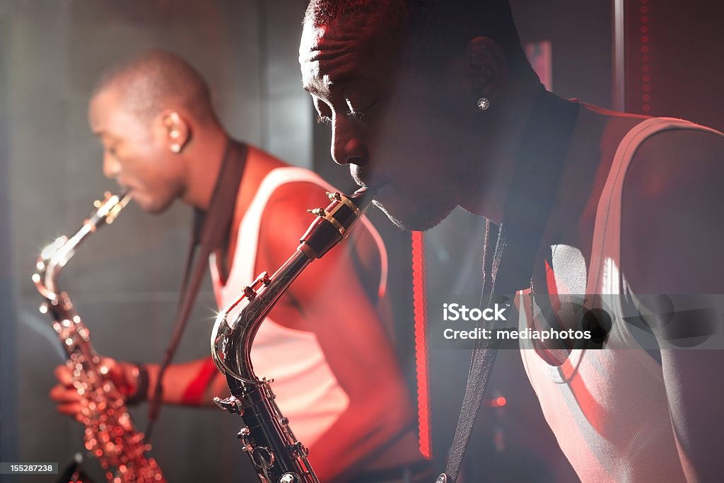 Jazz de desempenho - Royalty-free Grupo de entretenimento Foto de stock