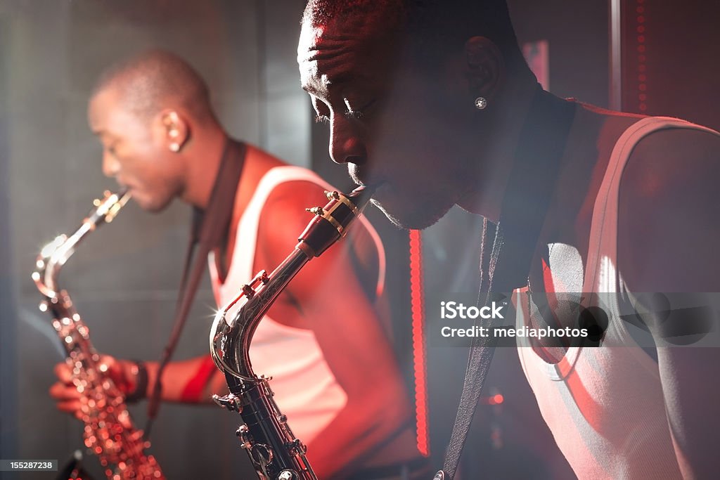 Джаз производительности - Стоковые фото Африканская этническая группа роялти-фри