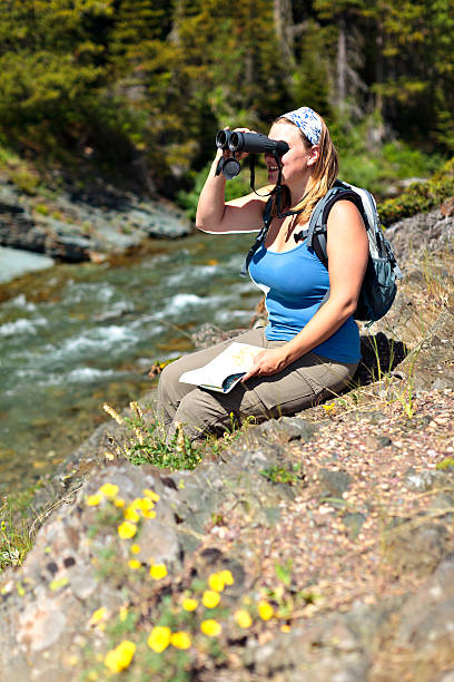istock Woman Orienteering Near River 155287537