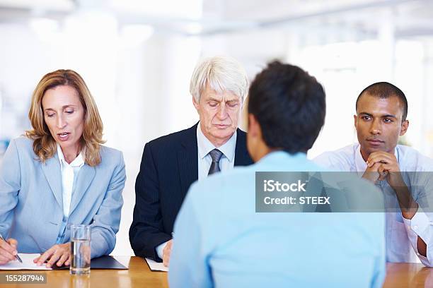 Businessinterview Stockfoto und mehr Bilder von Befragung - Befragung, Bewerbungsgespräch, Männer über 40