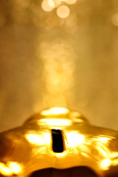 istock Gold piggy bank 155287966