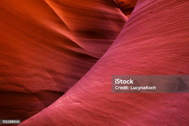 Antelope Slot Canyon Farben Stockfoto und mehr Bilder von Antelope Canyon - Antelope Canyon, Rot, Sandstein