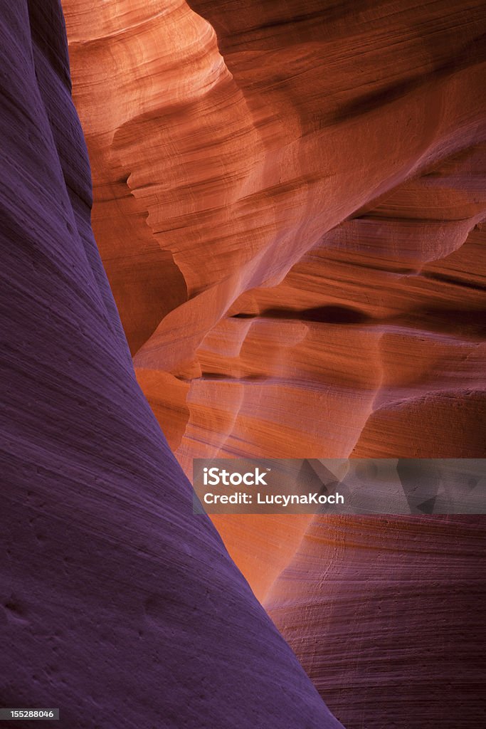Antelope Slot Canyon Farben - Lizenzfrei Antelope Canyon Stock-Foto