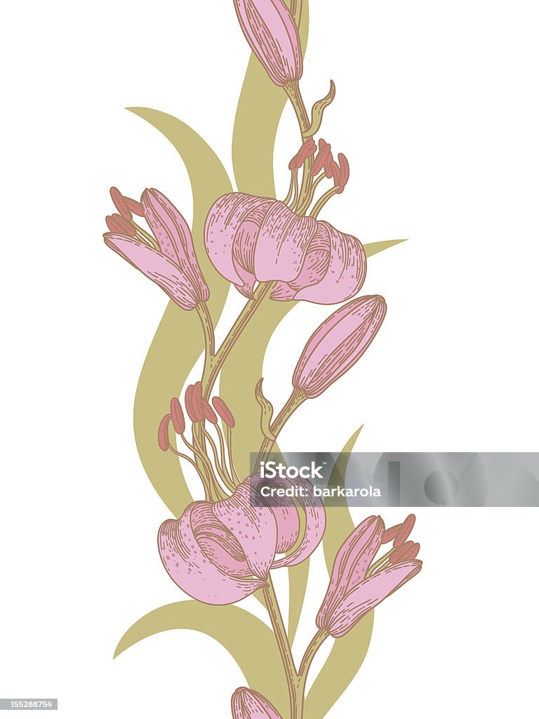 design verticale floreale - arte vettoriale royalty-free di Bouquet