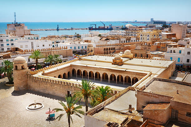 великая мечеть в сус - tunisia стоковые фото и изображения