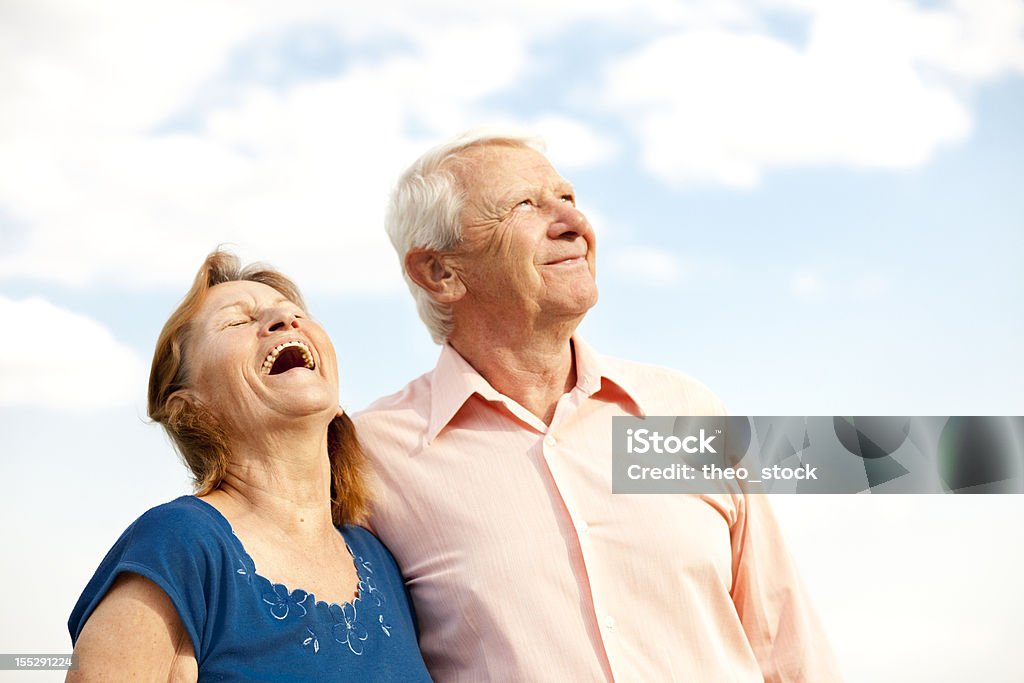 Lachen Senioren - Lizenzfrei 70-79 Jahre Stock-Foto