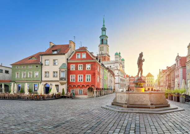 Apollo Fountain in Poznan
