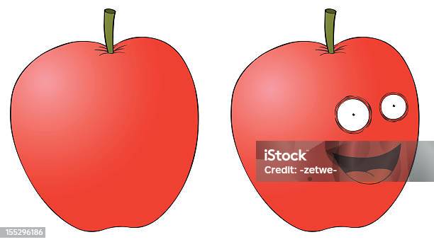 Sorridente Apple - Immagini vettoriali stock e altre immagini di Agricoltura - Agricoltura, Alimentazione sana, Antiossidante