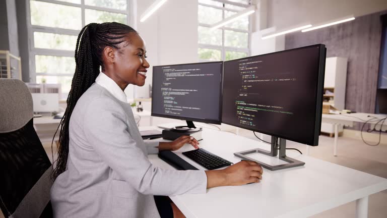 4,700+ Black Woman Coding Stock Videos and Royalty-Free Footage - iStock