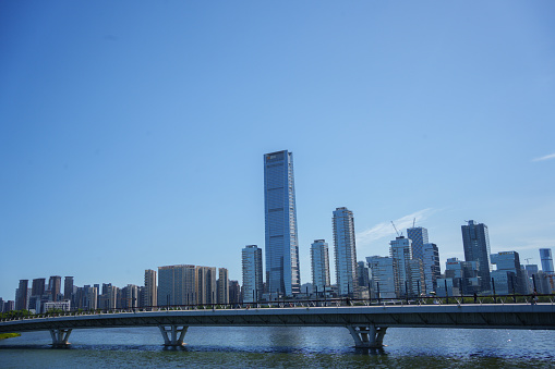 High rise buildings in Shenzhen Bay Park
