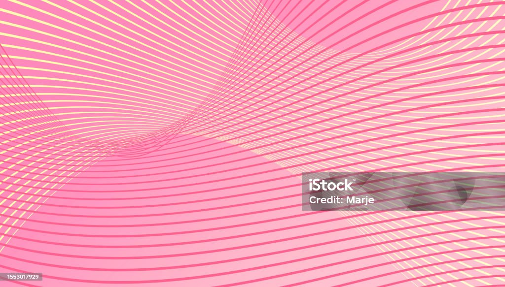 Pink Line Abstract Curved Lines Background Pink Line Art Abstract Background Stock ...