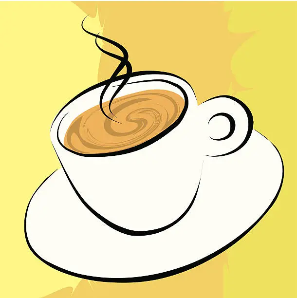 Vector illustration of Coffee cup
