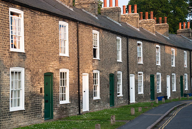 istock Row of terraced houses 155305264