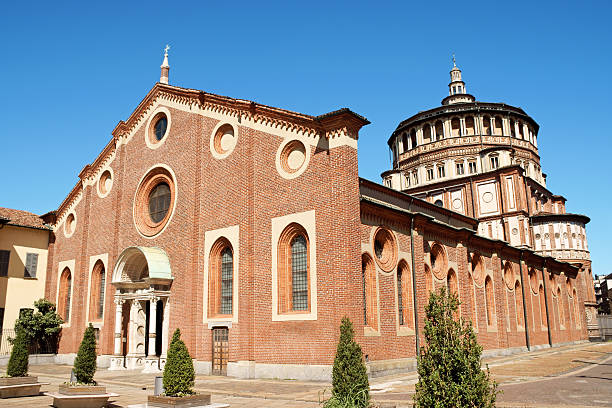 Santa Maria delle Grazie, Milan stock photo